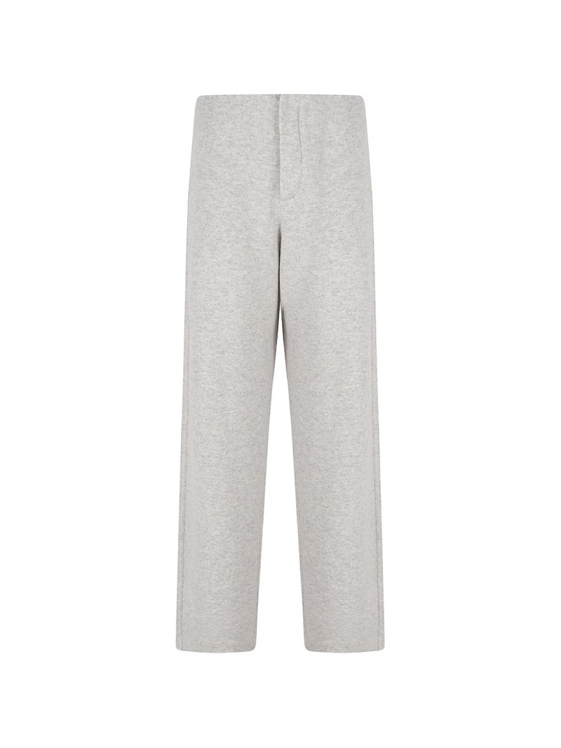 elasticated waist intarsia trousers 1