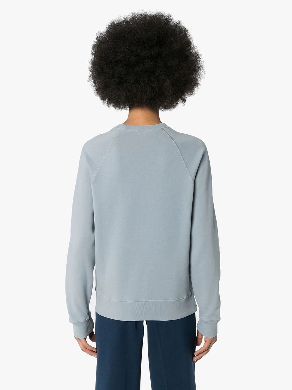 cotton-blend jersey sweatshirt - 4