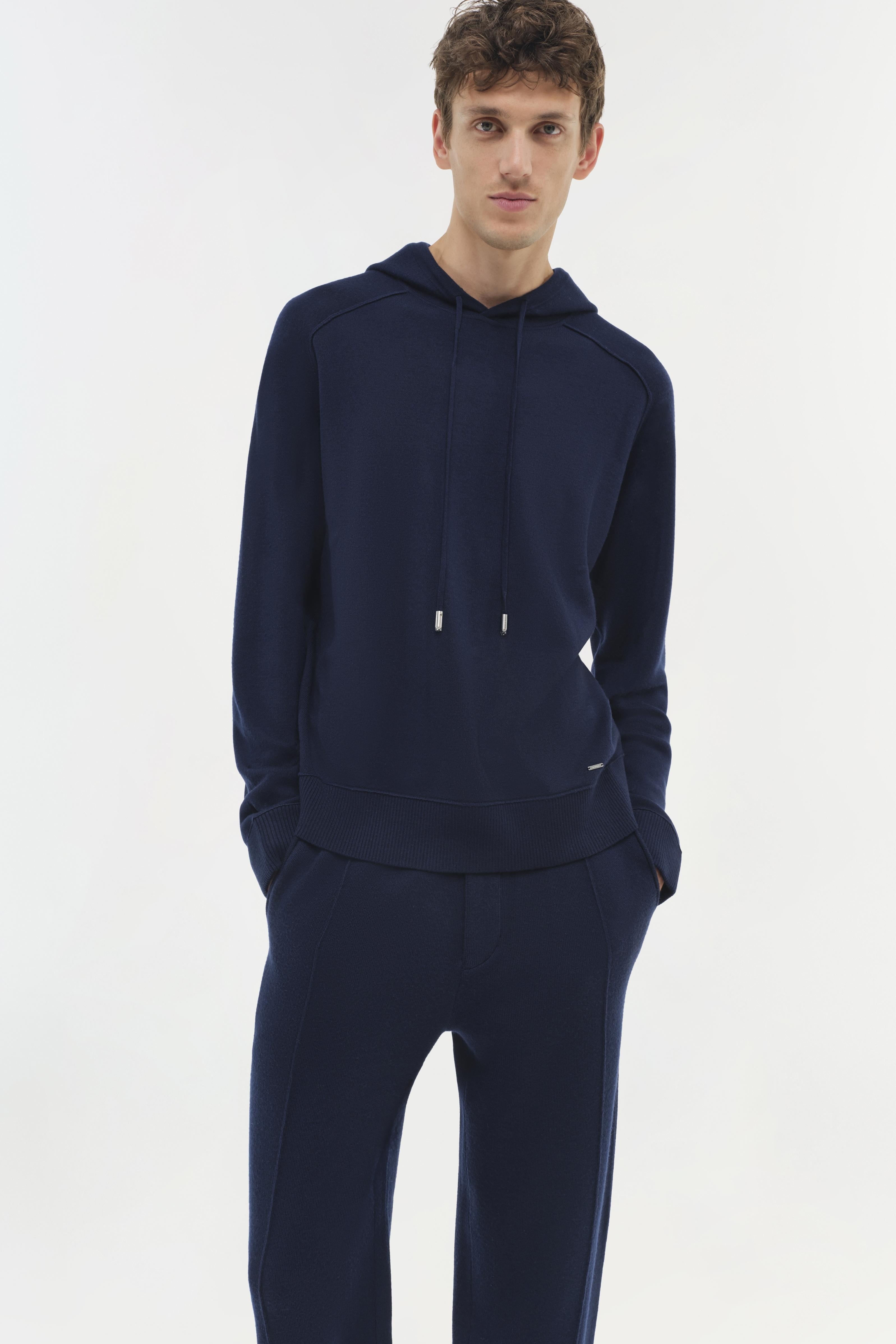 Men's Eric Wool-Blend Hoodie - 1