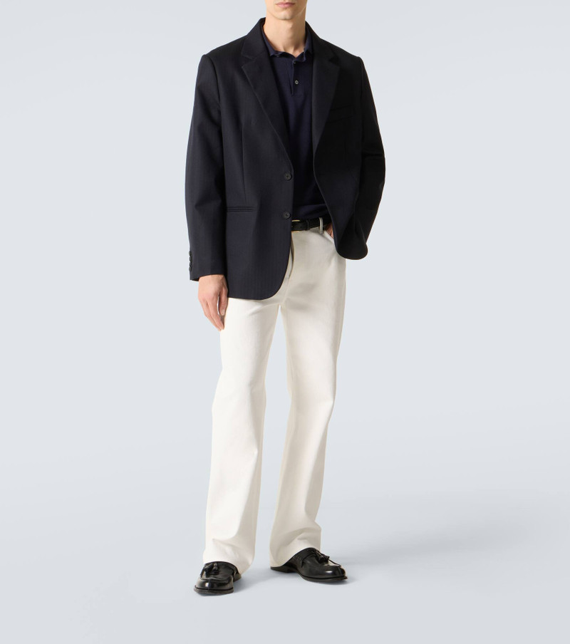 LARDINI Cotton piqué polo shirt outlook