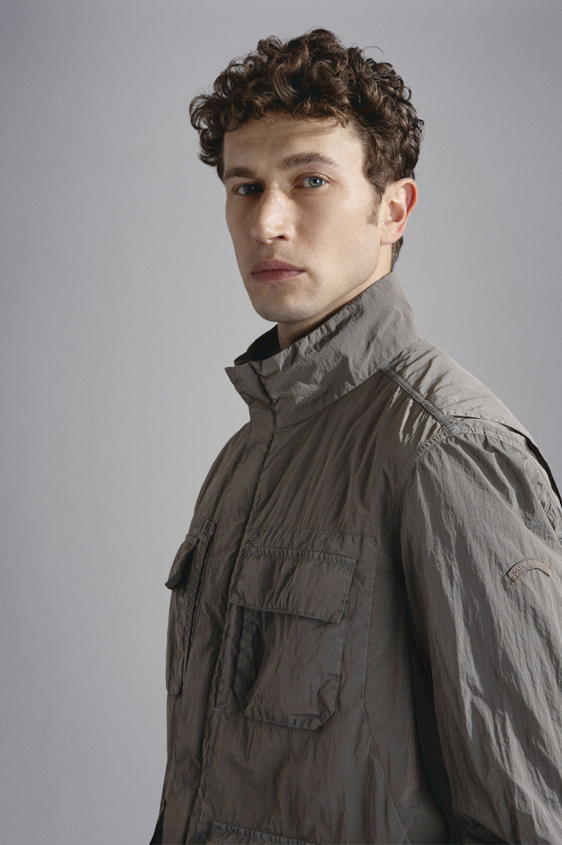 GARMENT DYED NYLON FIELD JACKET 4
