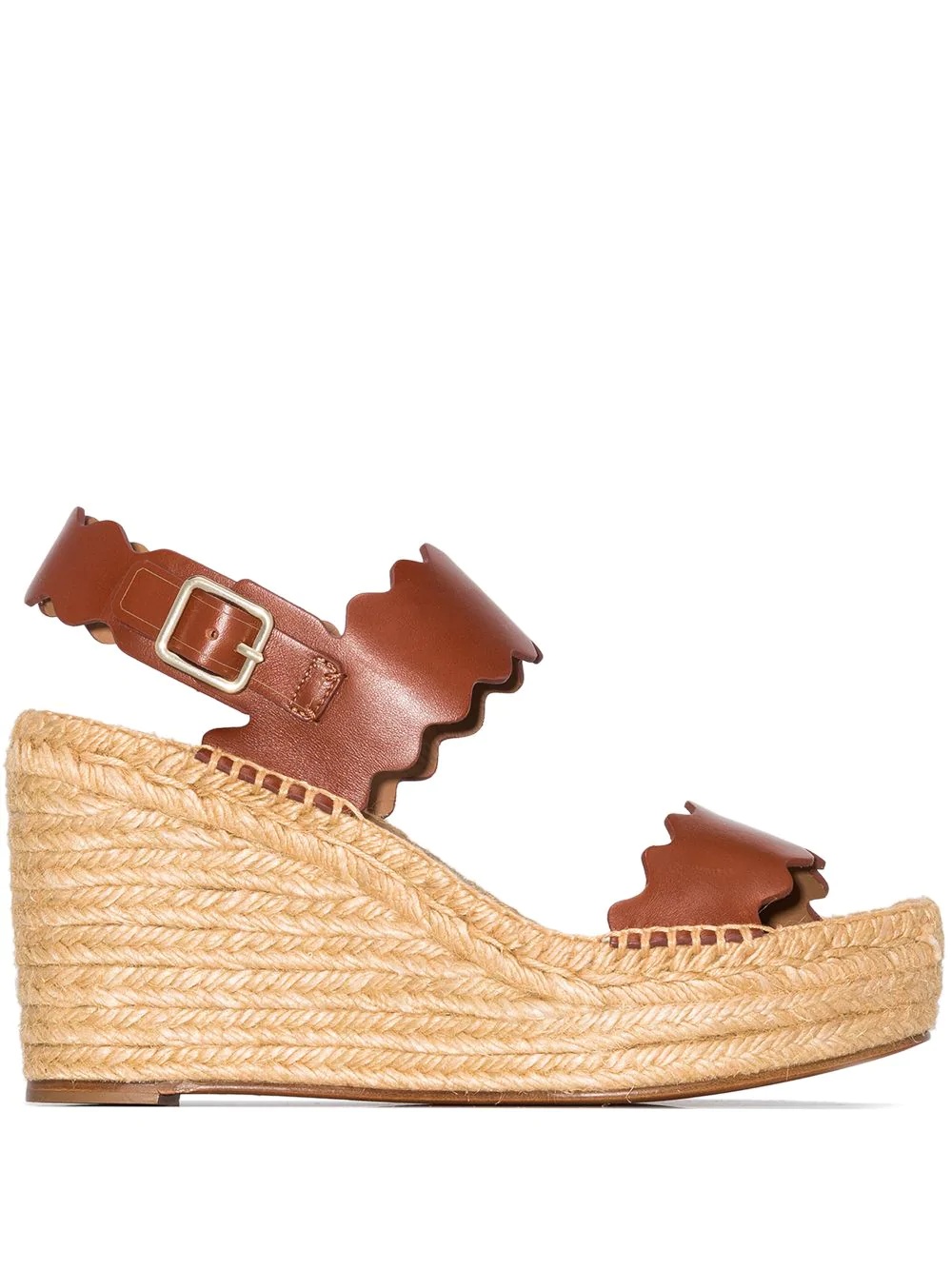 Lauren 60mm espadrille wedge sandals - 1