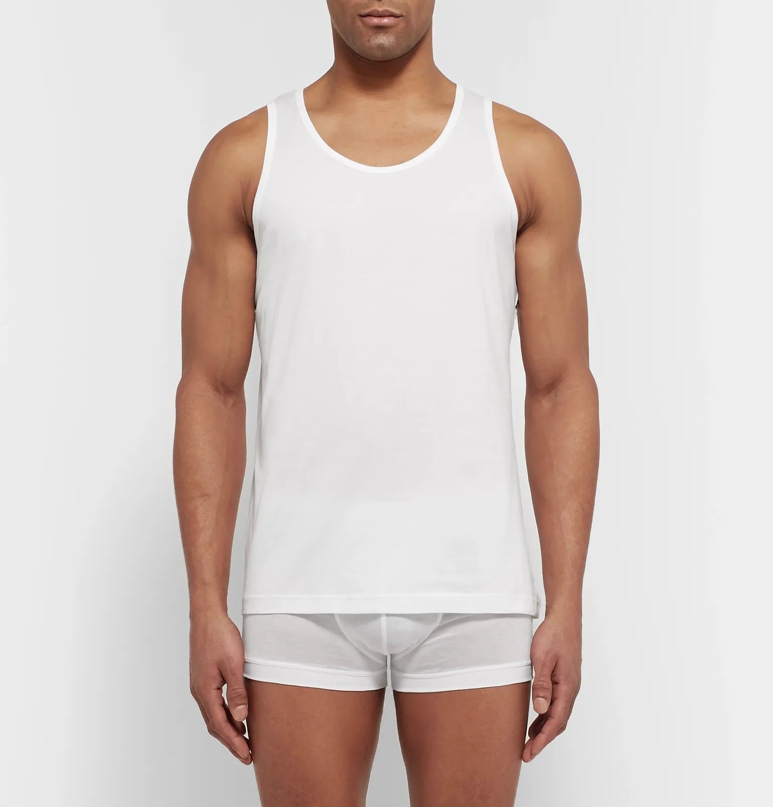 Cotton Underwear Tank Top - 3