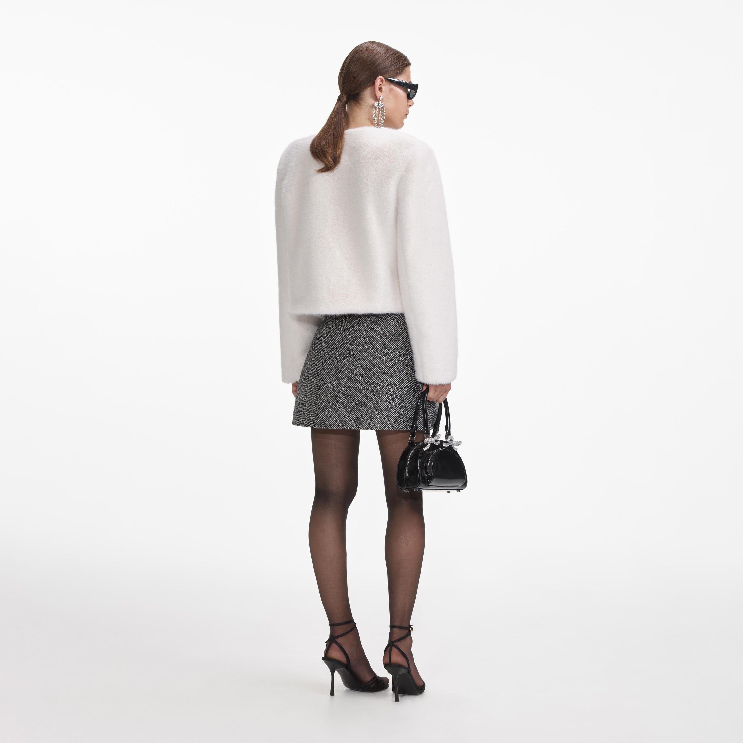 Cream Faux Fur Jacket - 3