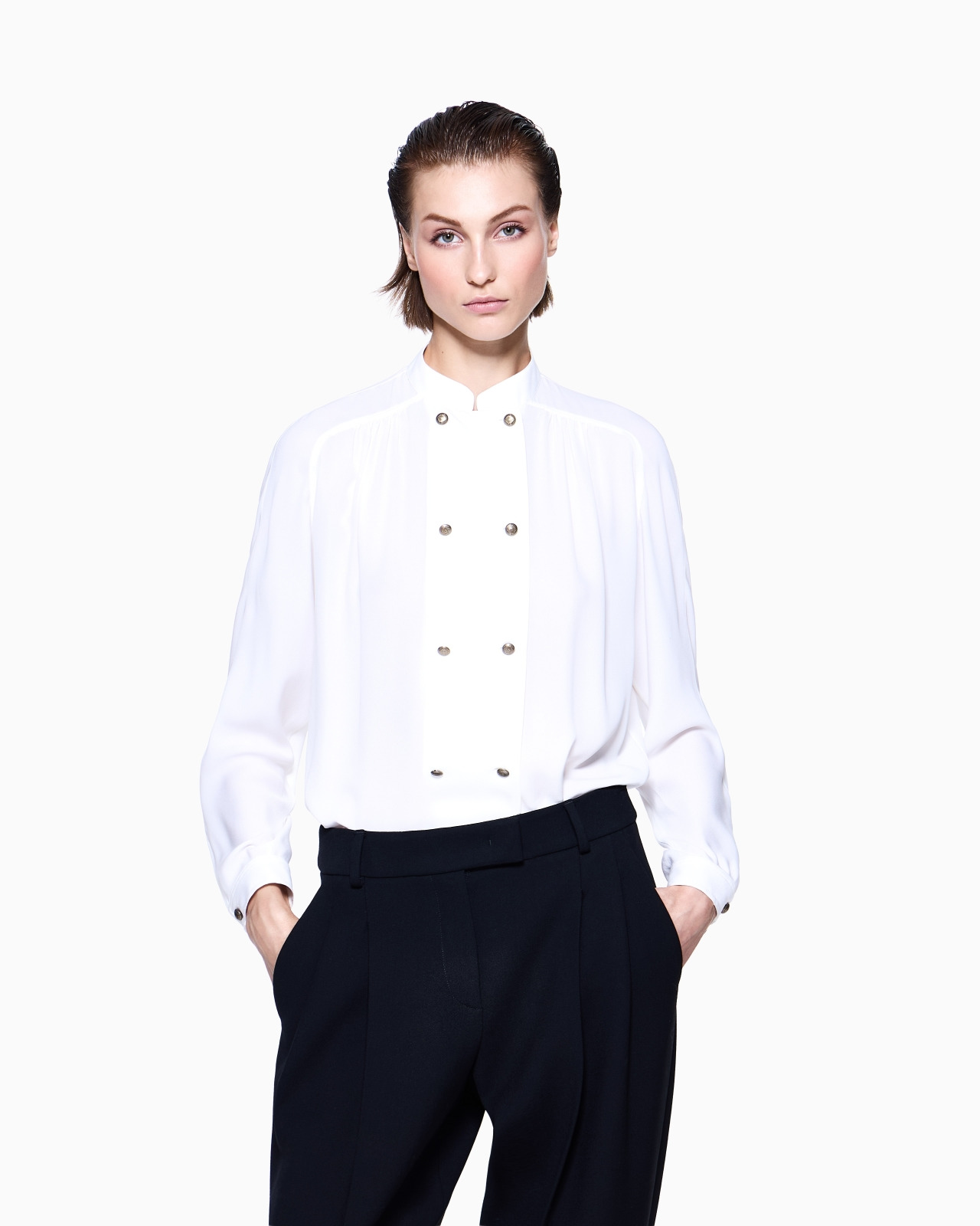 TRIPLE SILK GEORGETTE SHIRT - 4