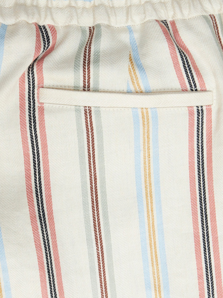 STRIPED LINEN TROUSERS - 6