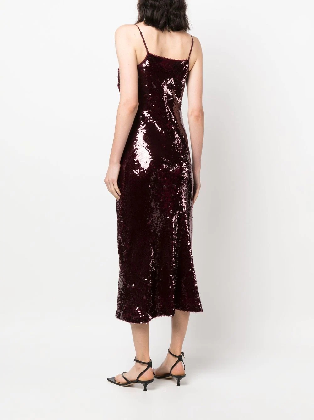spaghetti strap party dress - 4