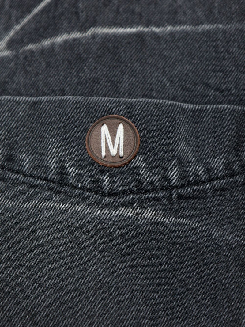 logo-patch denim shirt 5