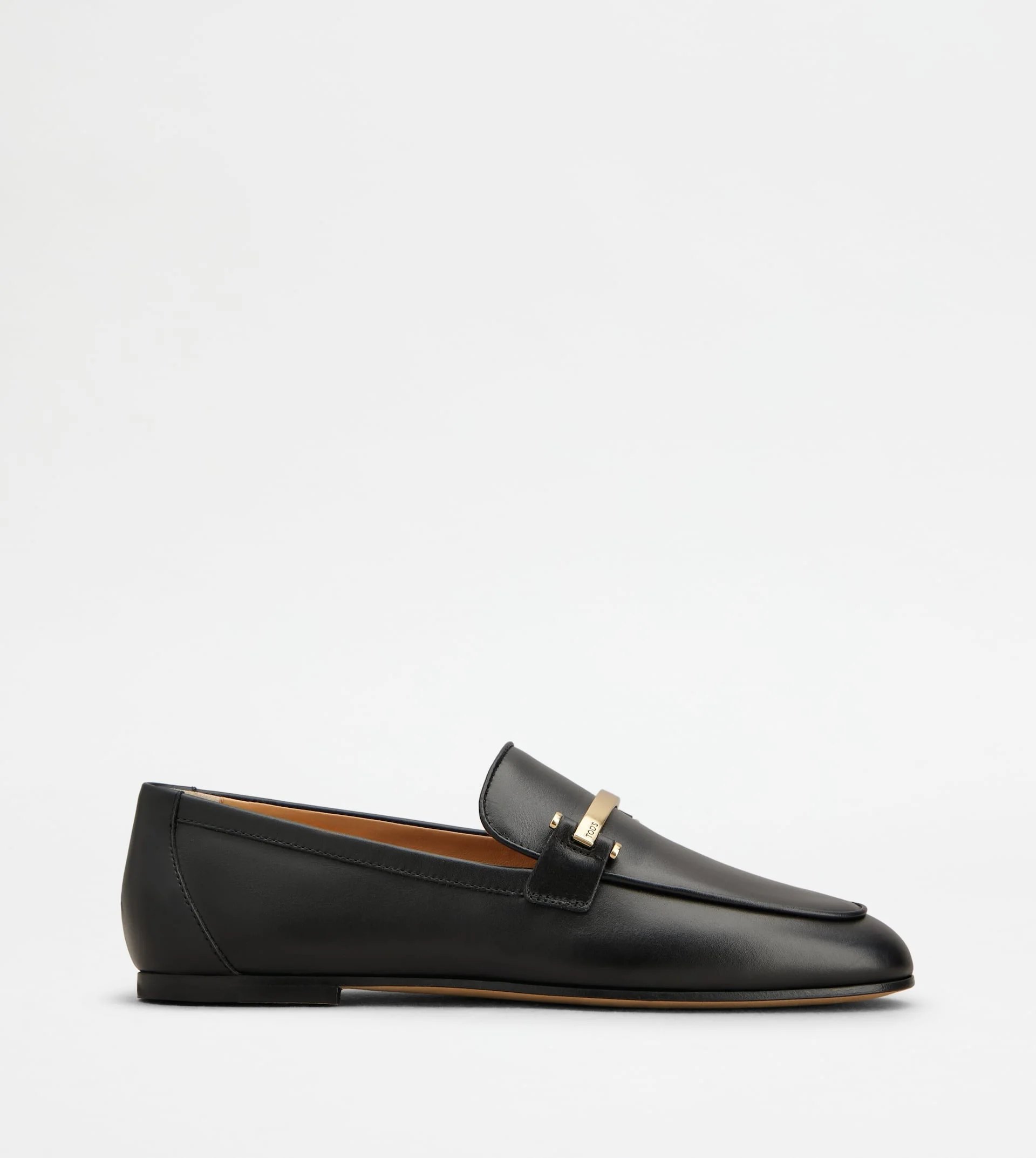 LOAFERS IN LEATHER - BLACK - 1