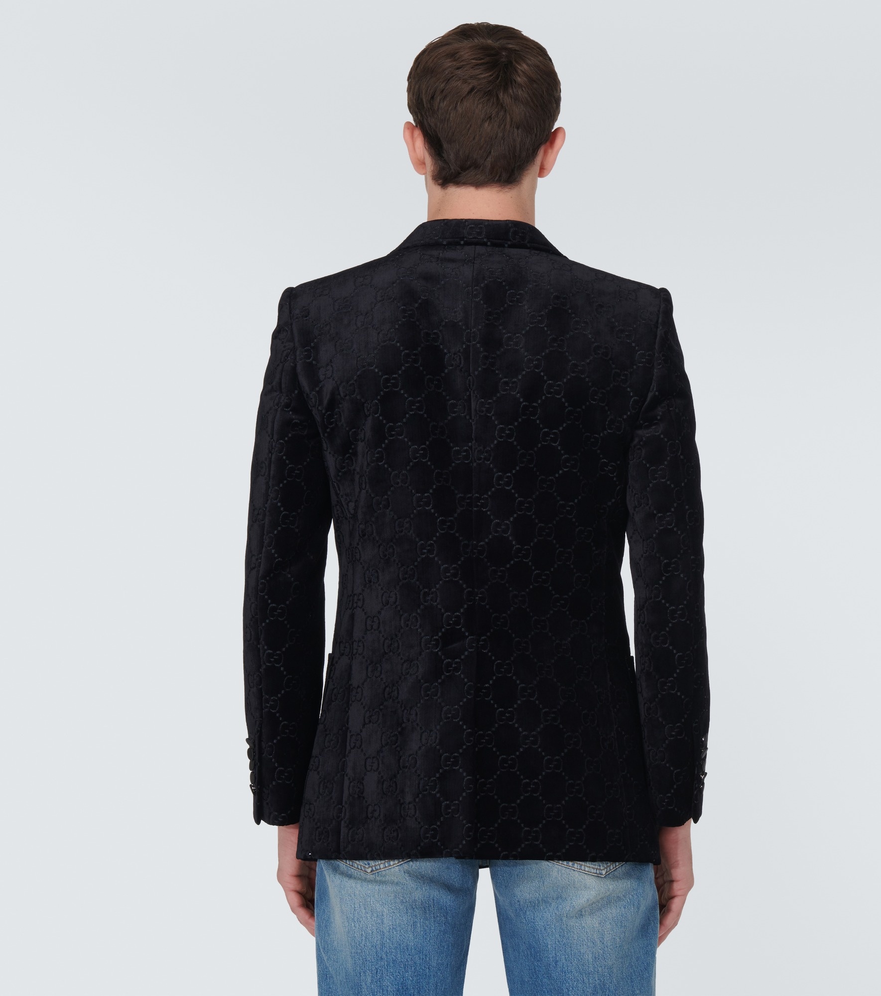 GG single-breasted blazer - 4
