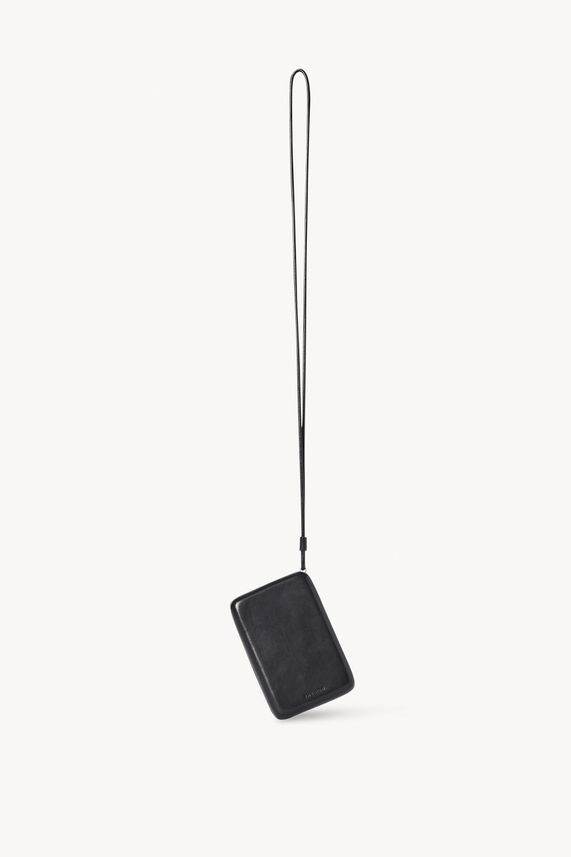 The Row CC Holder Necklace in Leather outlook