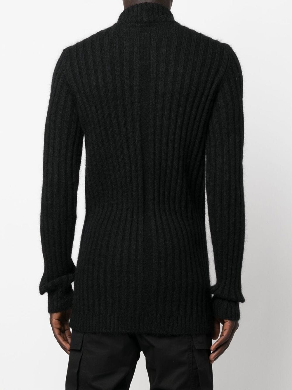 ribbed-knit long-sleeve jumper - 5