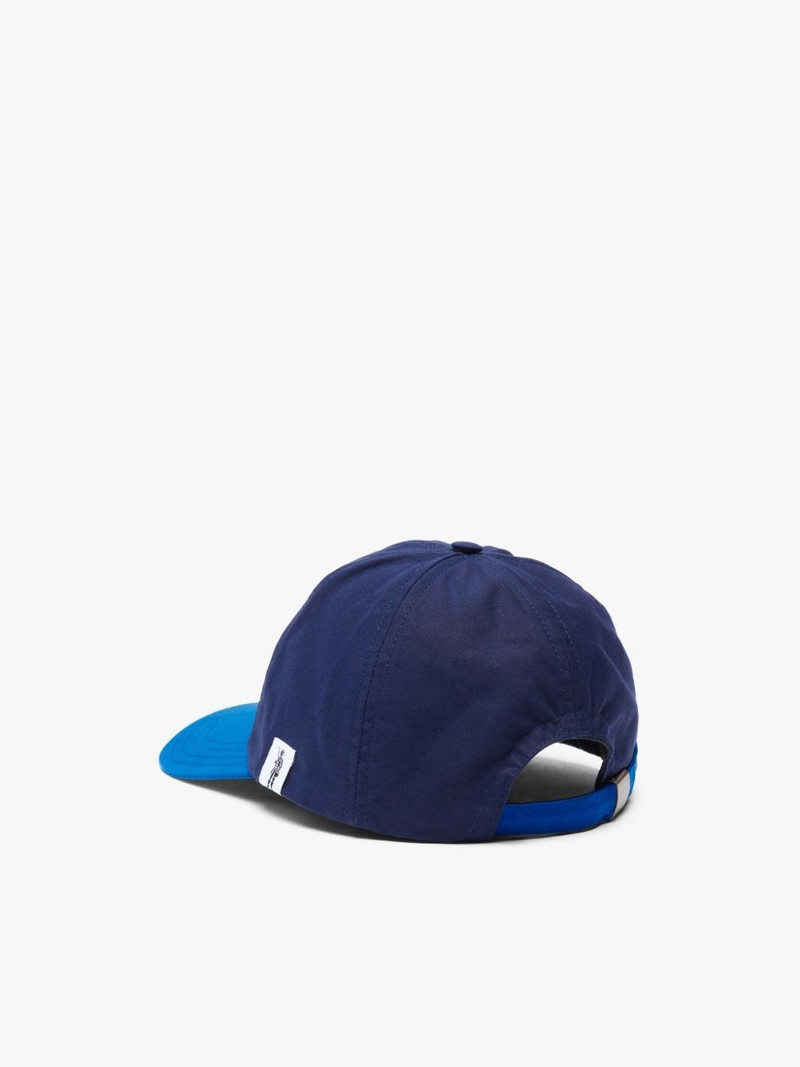 TIPPING DARK NAVY WAXED COTTON BASEBALL CAP | ACC-HA04 3