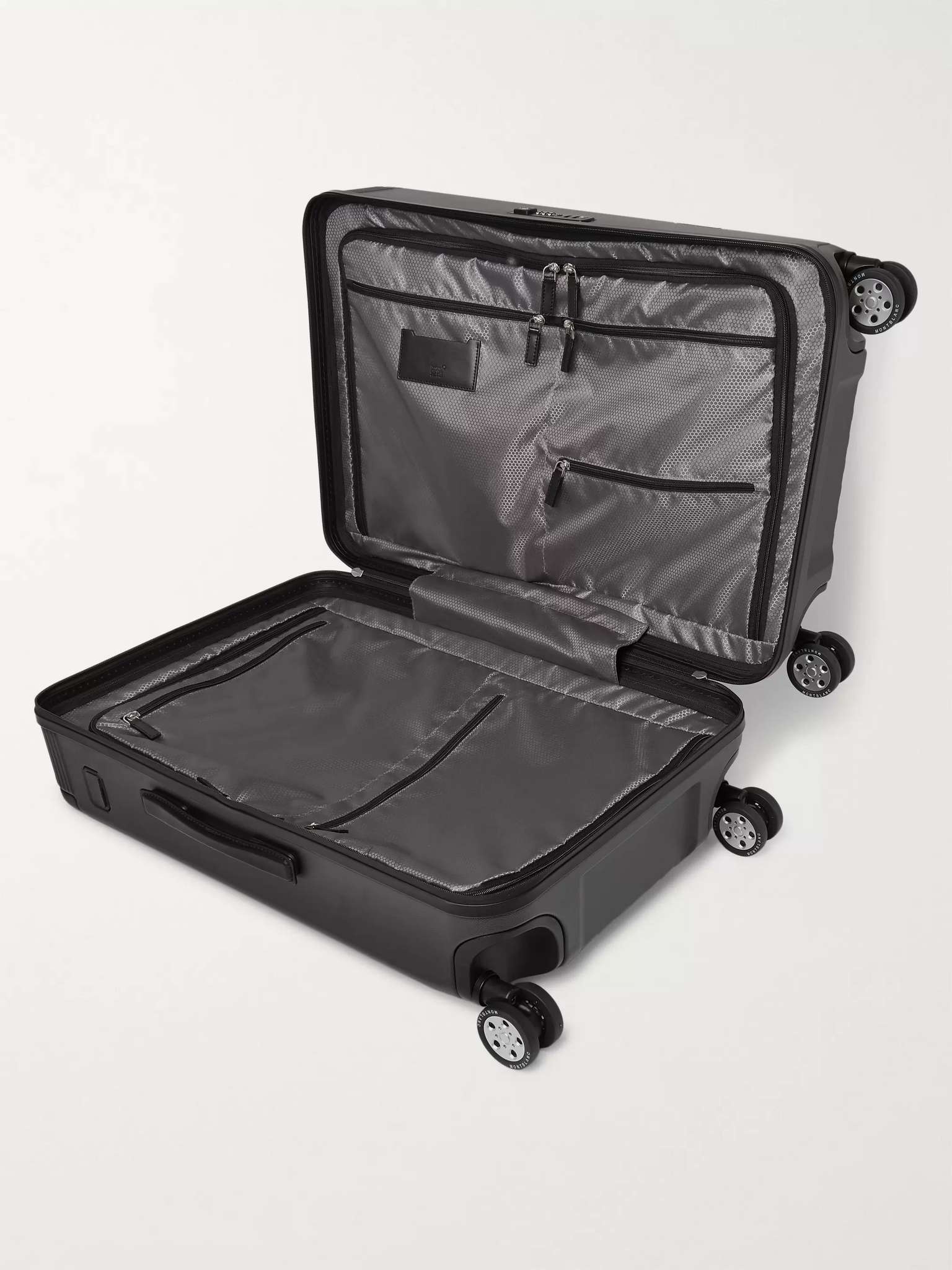 #MY4810 Medium 61cm Leather-Trimmed Polycarbonate Suitcase - 3