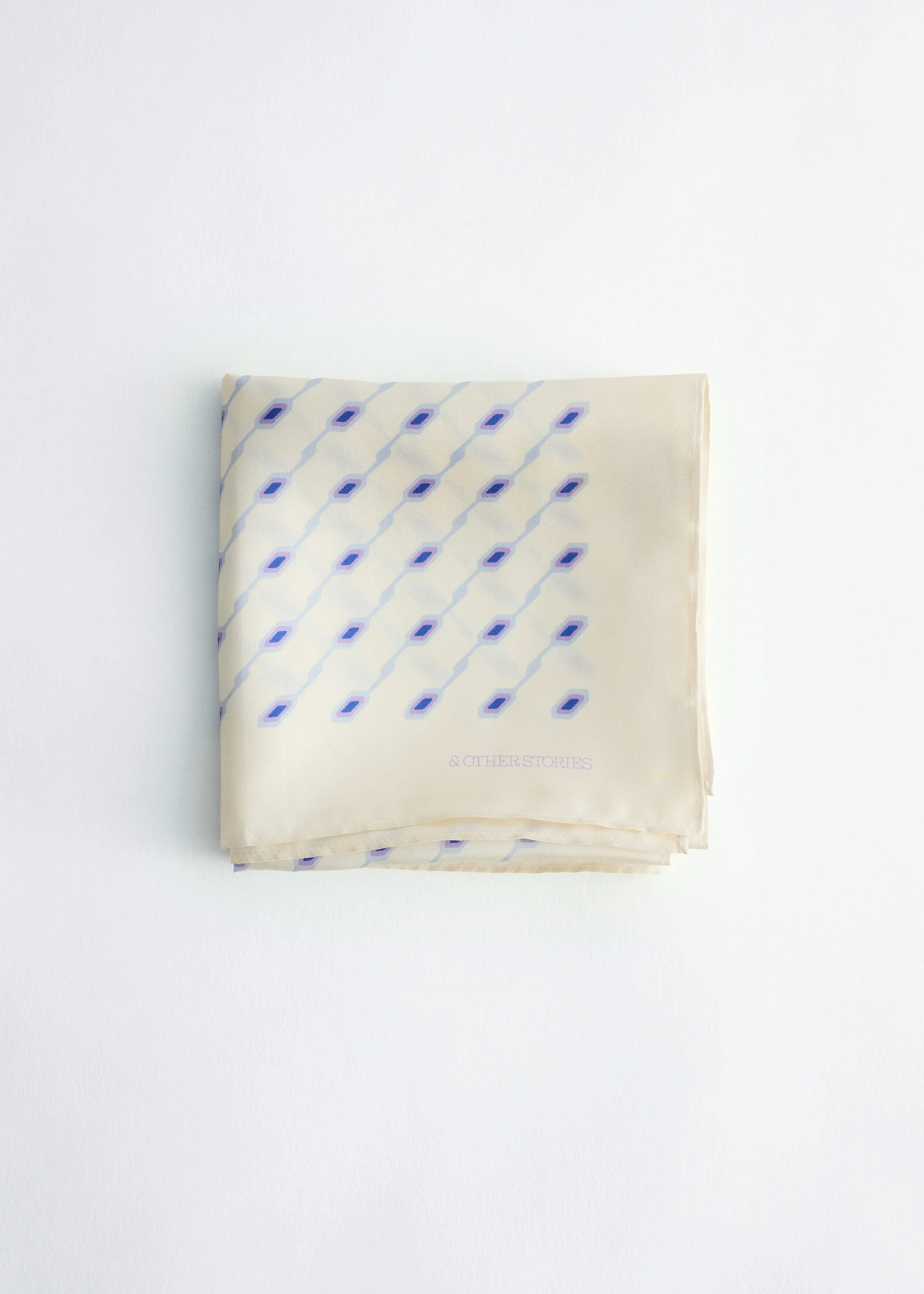 Printed Silk Scarf - 1
