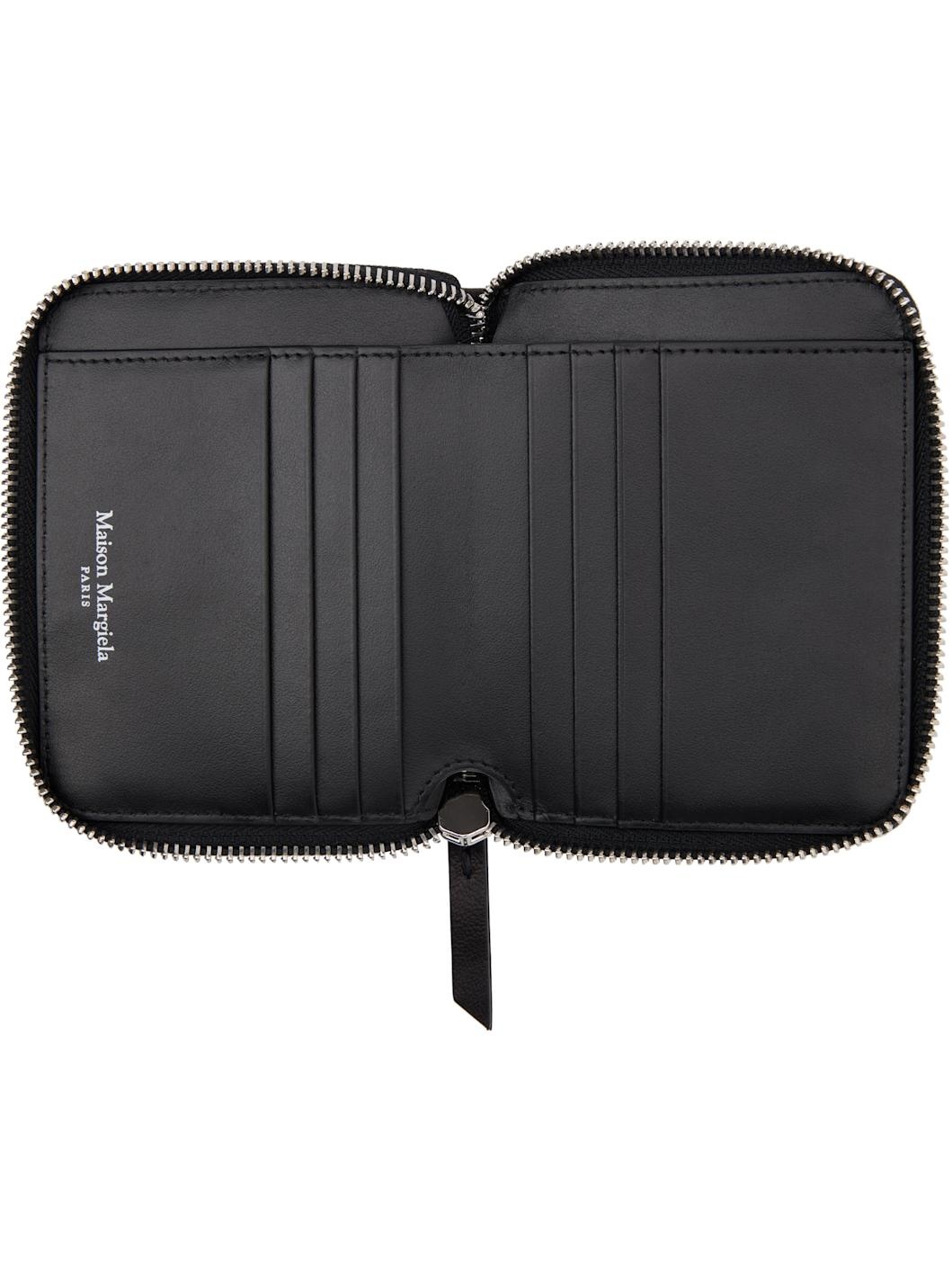 Black Quilted Wallet - 3
