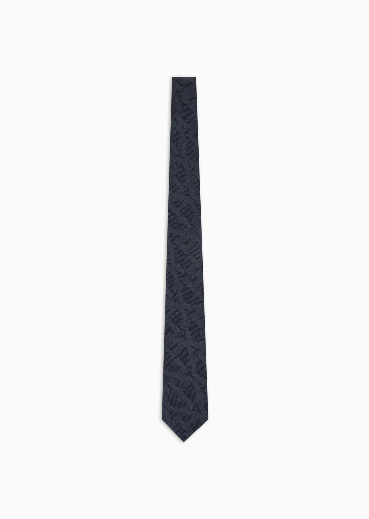 Cupro monogram tie - 1