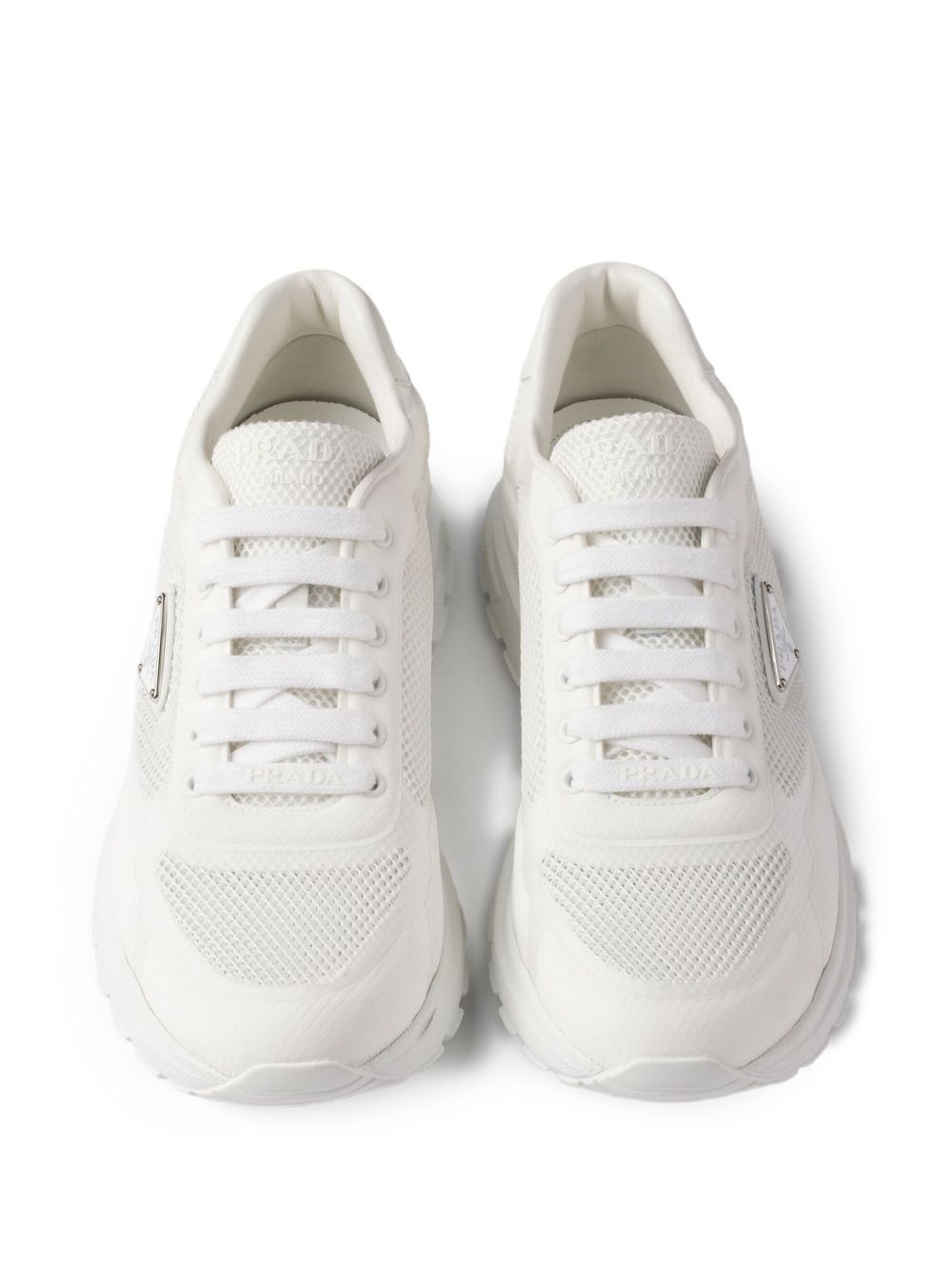 Prax 01 mesh-panelled sneakers - 4