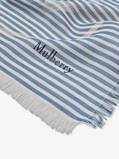 Mulberry Tree-pattern square organic-cotton scarf outlook