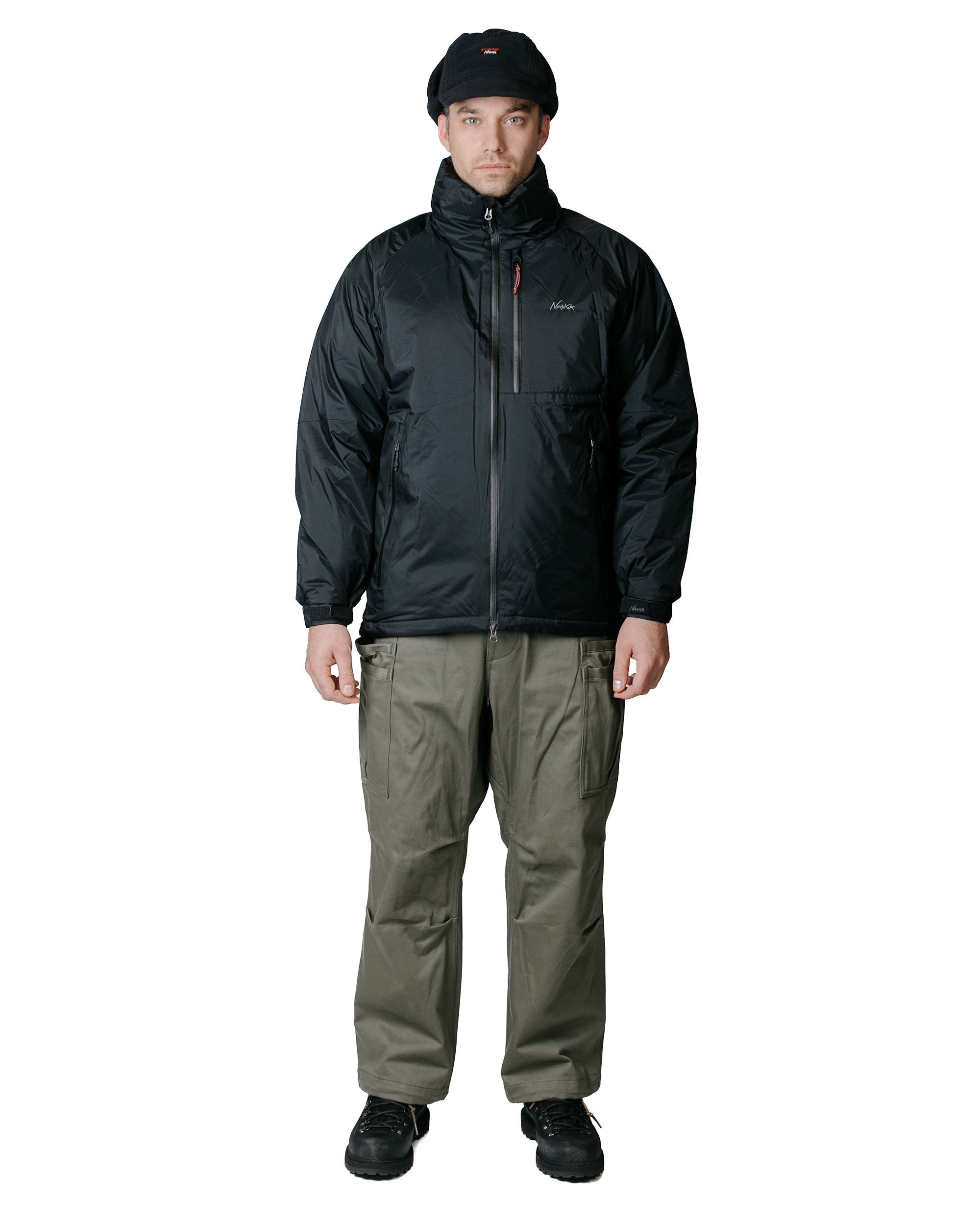 Aurora Stand Collar Down Jacket Black - 4