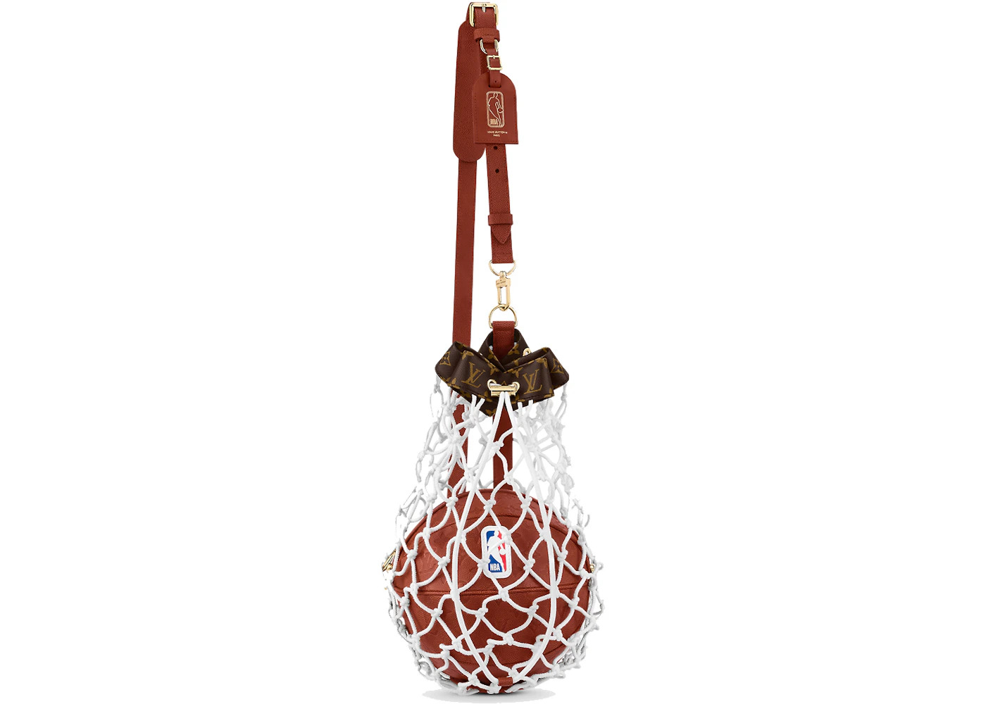 Louis Vuitton x NBA Ball in Basket Ball Grain Leather Black/White - 5