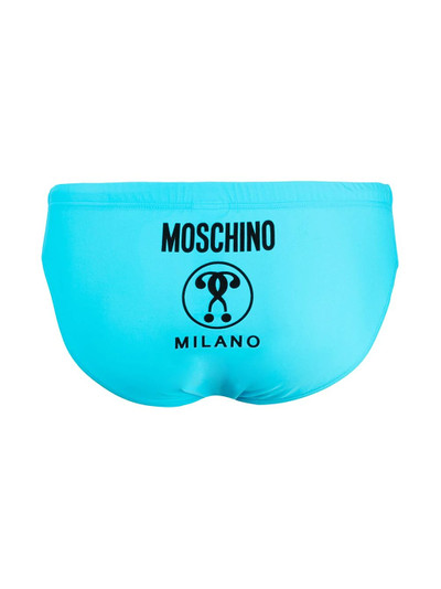 Moschino Double Question Mark logo print swim briefs outlook