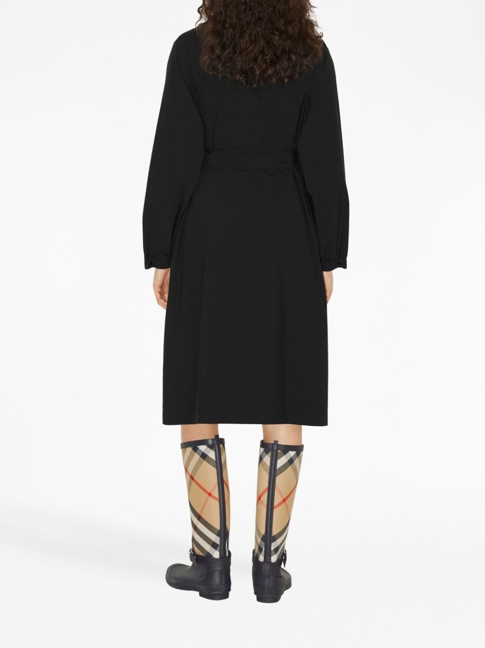 EKD-print belted parka - 4