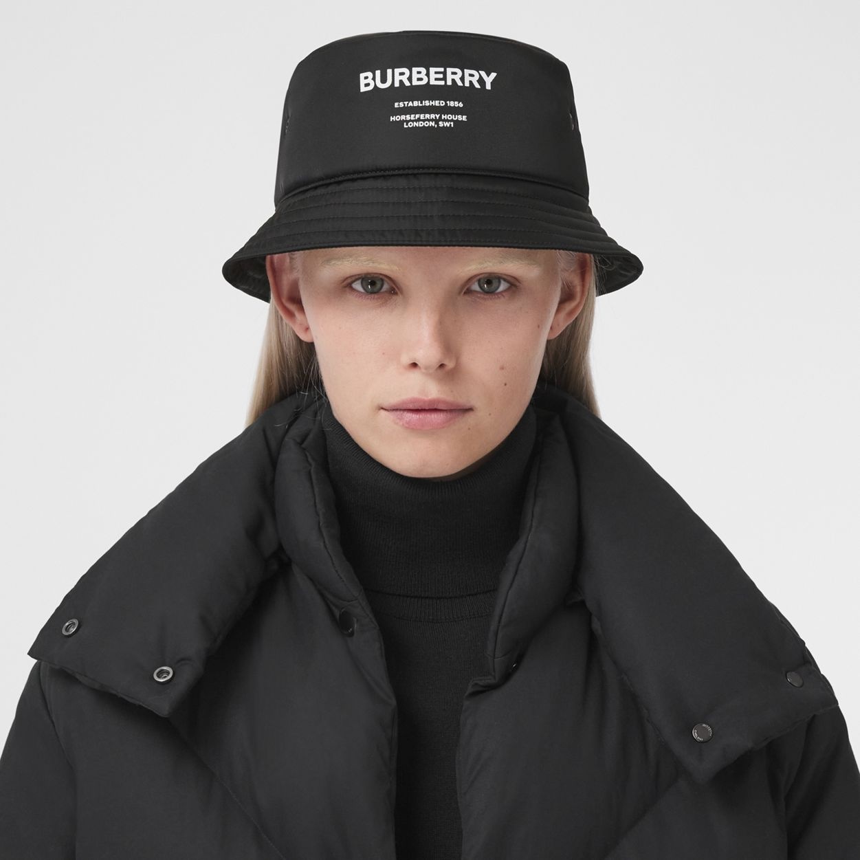 Horseferry Print Nylon Bucket Hat - 2