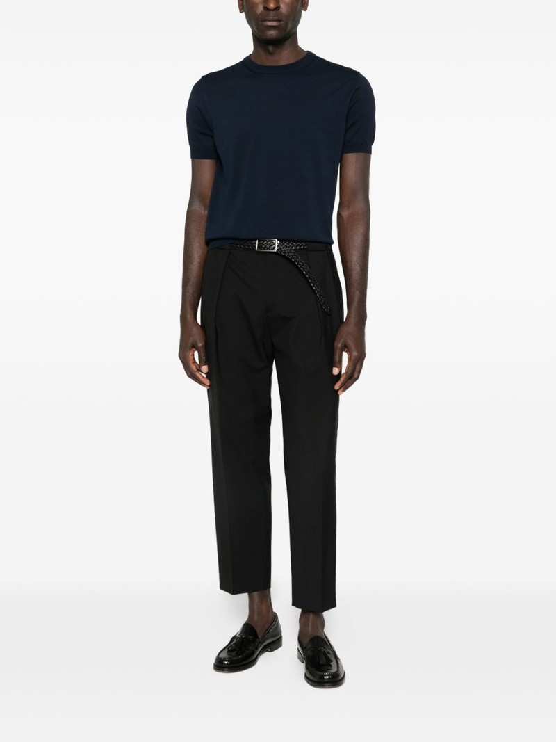 Canali short-sleeve knitted T-shirt outlook