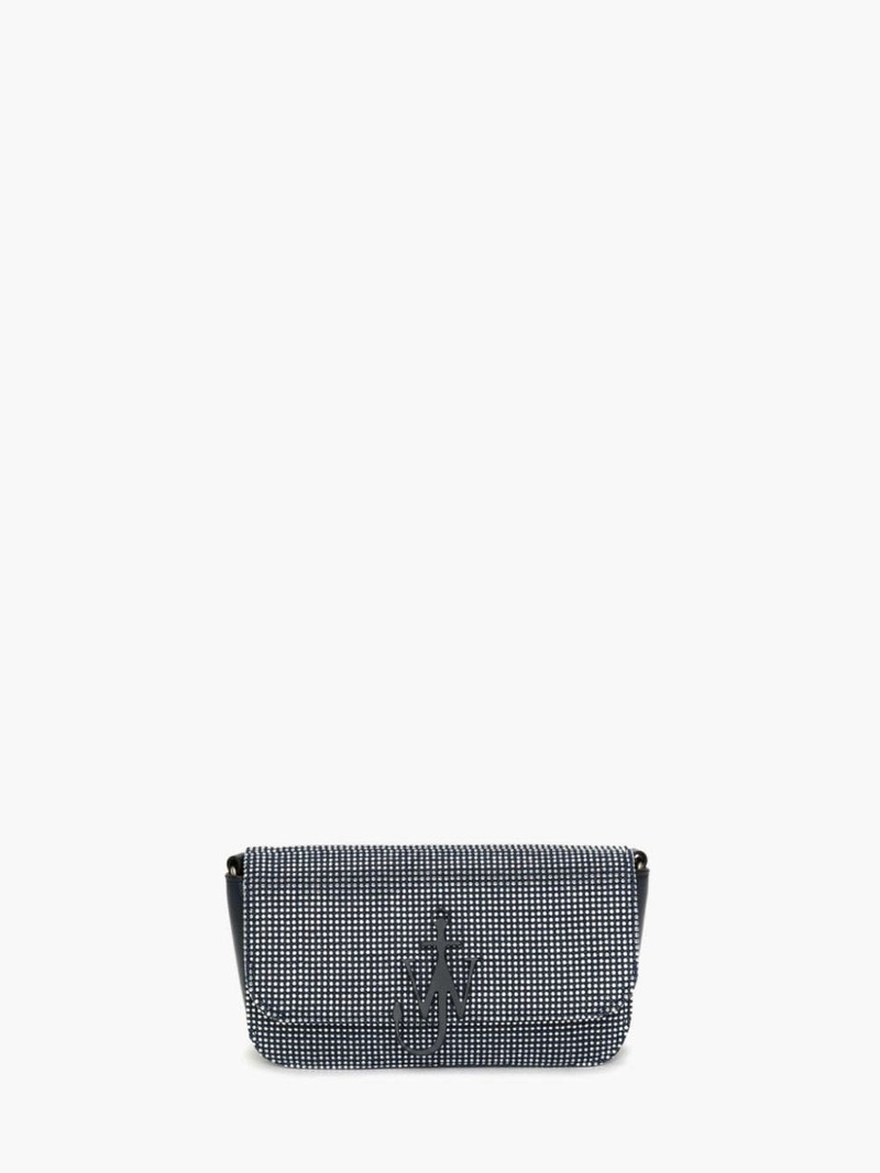 ANCHOR CHAIN BAGUETTE - HOTFIX DENIM SHOULDER BAG 5