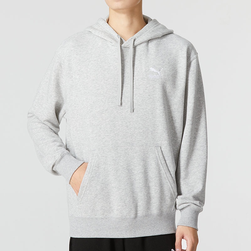 Puma Classics Small Logo Training Hoodie 'Grey' 537849-04 - 5