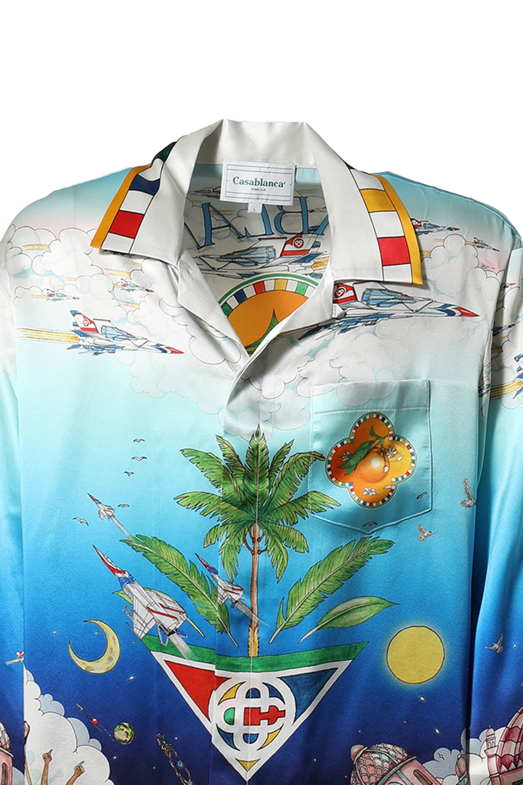 CUBAN COLLAR LONG SLEEVE SHIRT / LE DIMENSION - 4