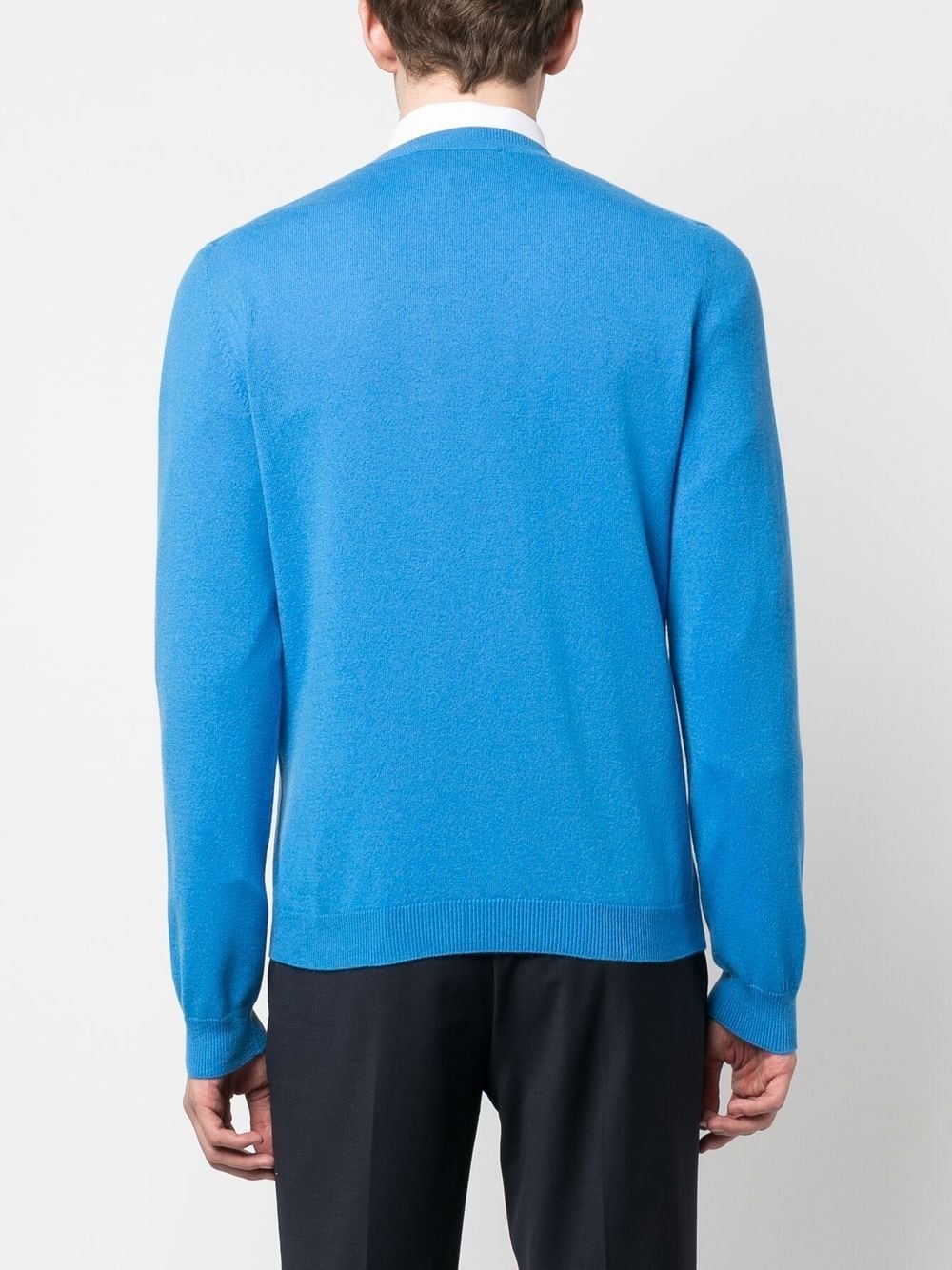 V-neck Horsebit-detail sweater - 4