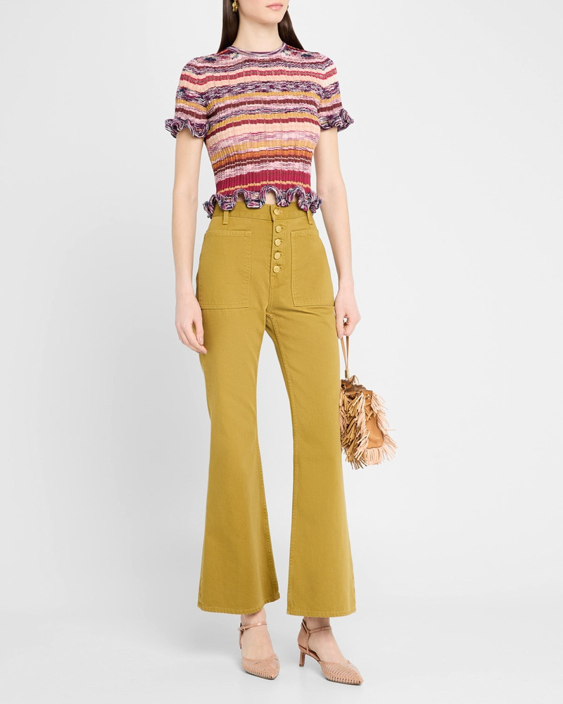 ULLA JOHNSON The Lou Button-Up Jeans outlook