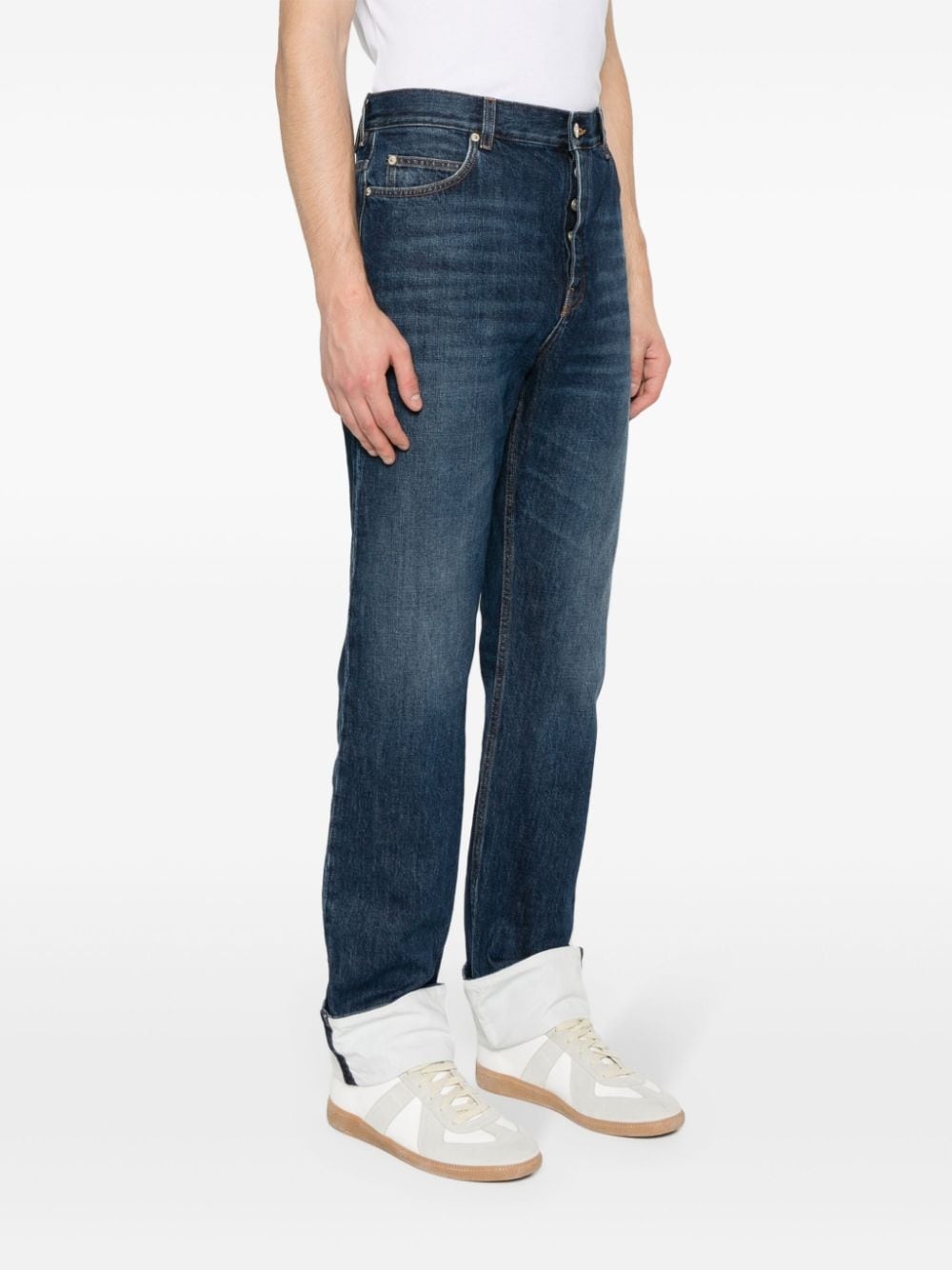 Fisherman mid-rise straight-leg jeans - 3