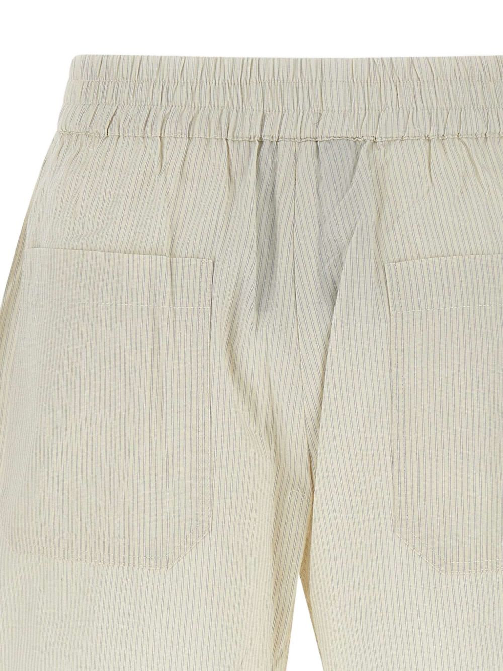 striped cotton shorts - 4