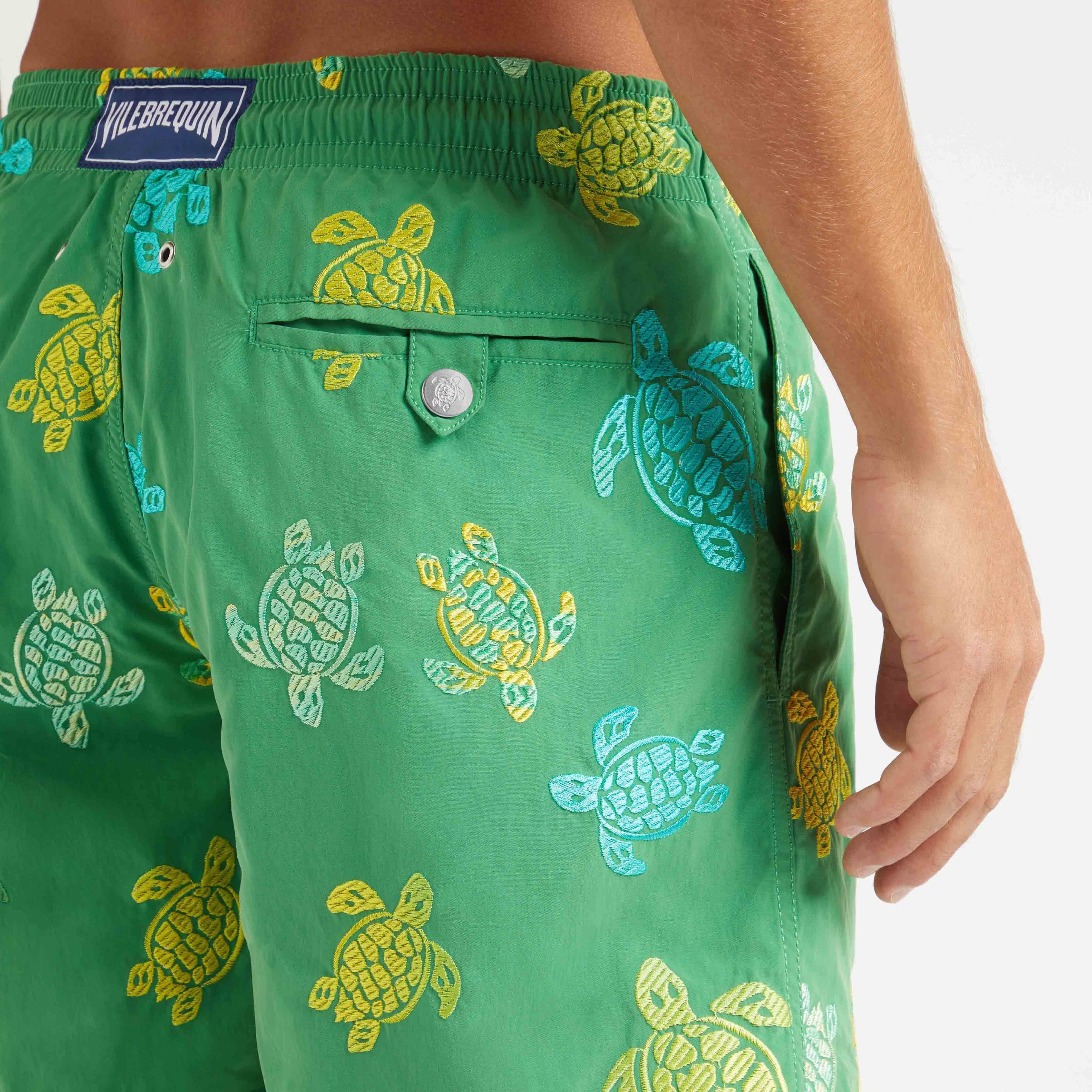 Men Swim Shorts Embroidered Tortue Multicolore - Limited Edition - 6