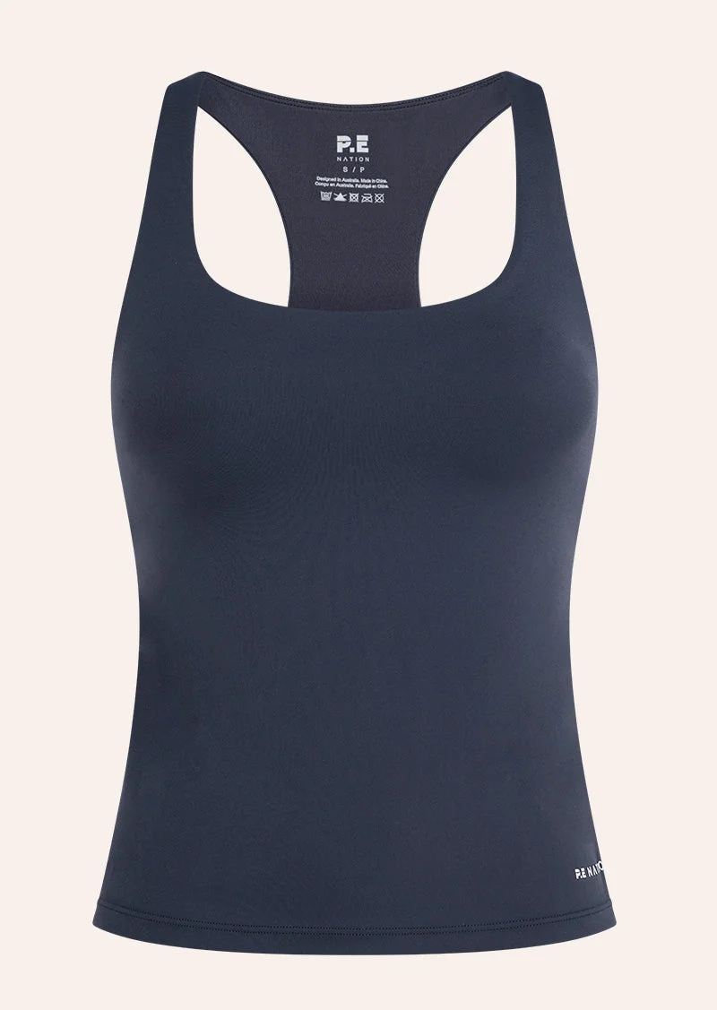 SIGNATURE SCOOP TANK IN MARINE BLUE - 1