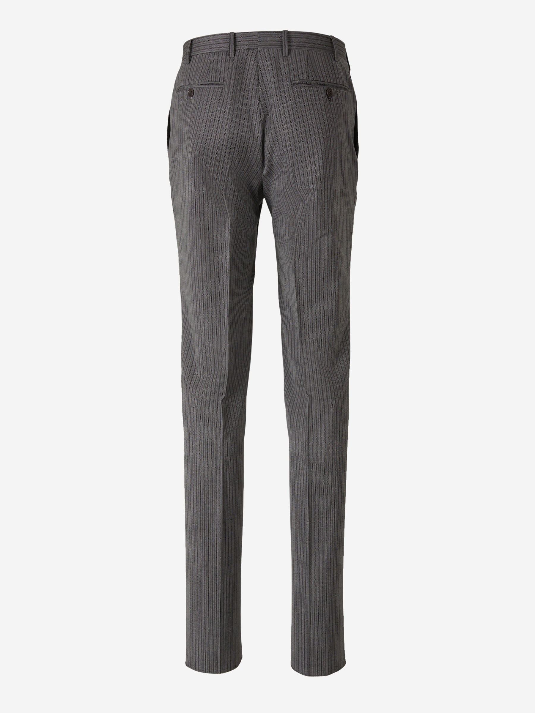 STRIPED WOOL TROUSERS - 2