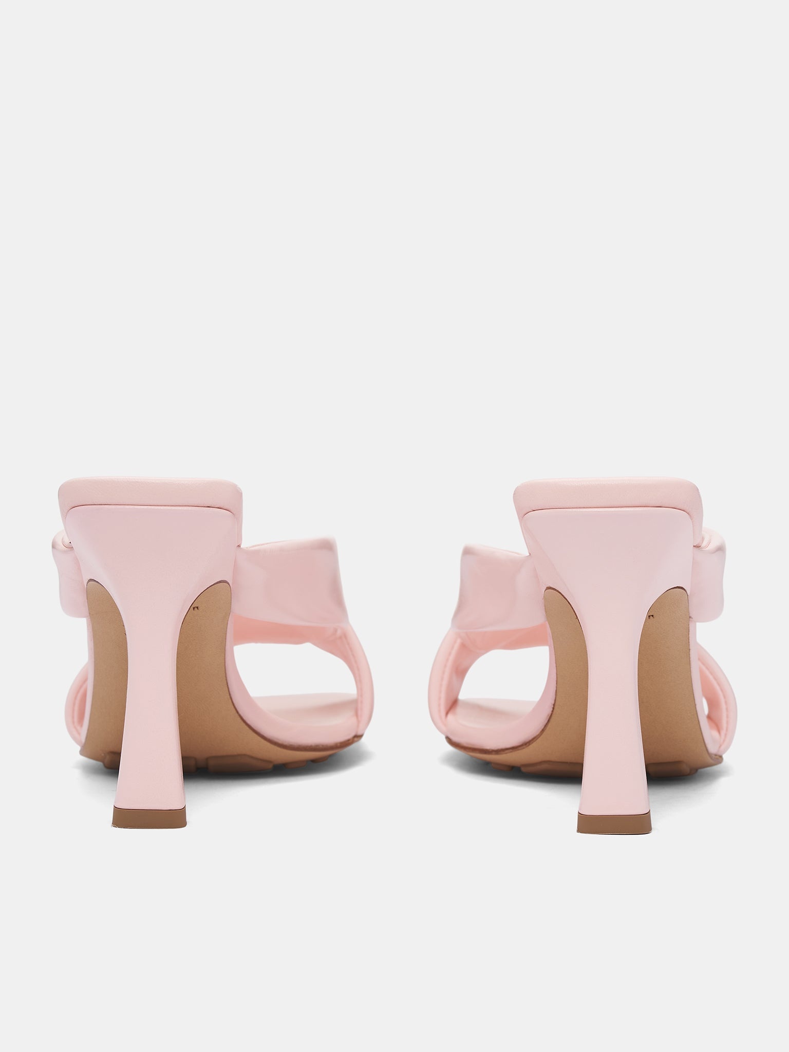 Pink Riva Heeled Mules - 4