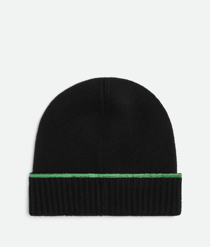 Bottega Veneta wool cashmere overlock beanie outlook