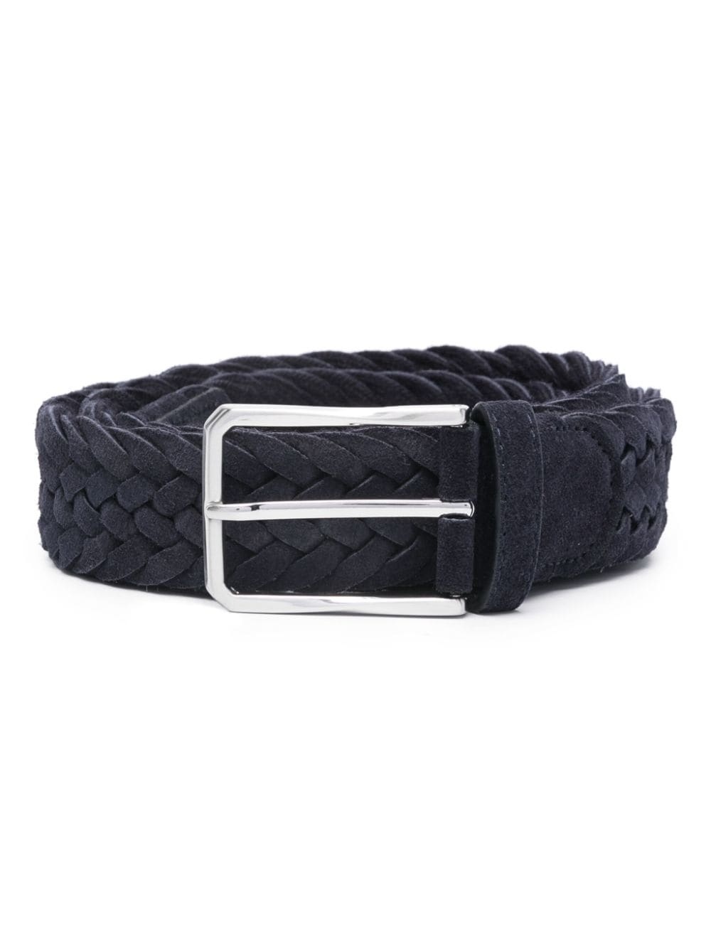 braided suede belt - 1