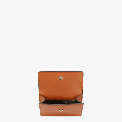 FENDI Brown leather wallet outlook