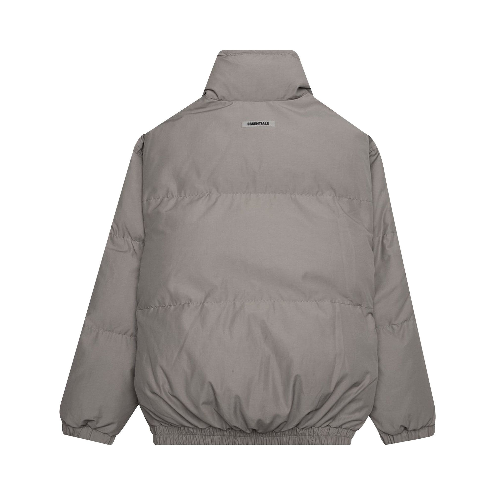 Fear of God Essentials Puffer Jacket 'Cement' - 2