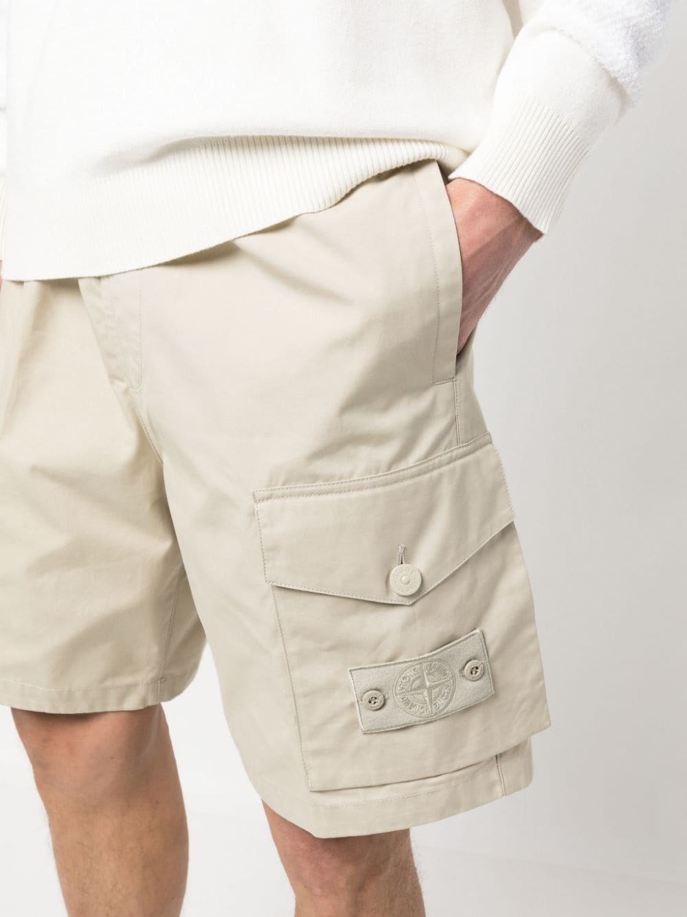 cotton cargo shorts - 5