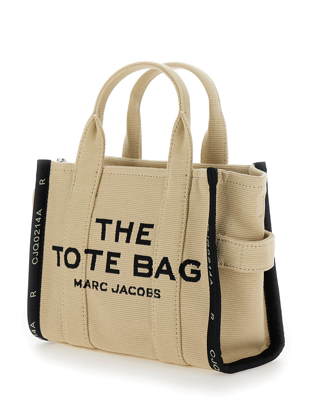 Marc Jacobs Women Beige Handbag With Jacquard Logo In Cotton Blend Canvas Woman - 2