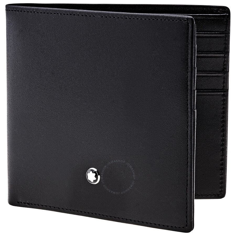 Montblanc Meisterstuck 8 CC Black Leather Wallet 7163 - 2