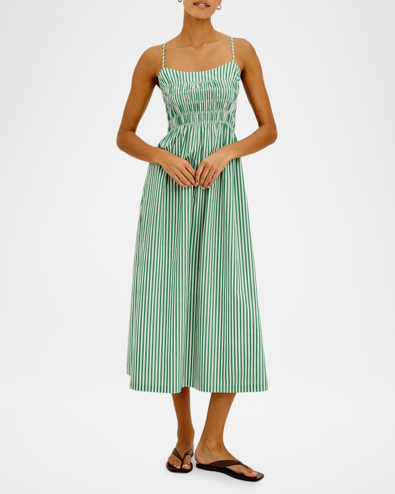 Rails Primrose Stripe Cotton Midi Dress outlook