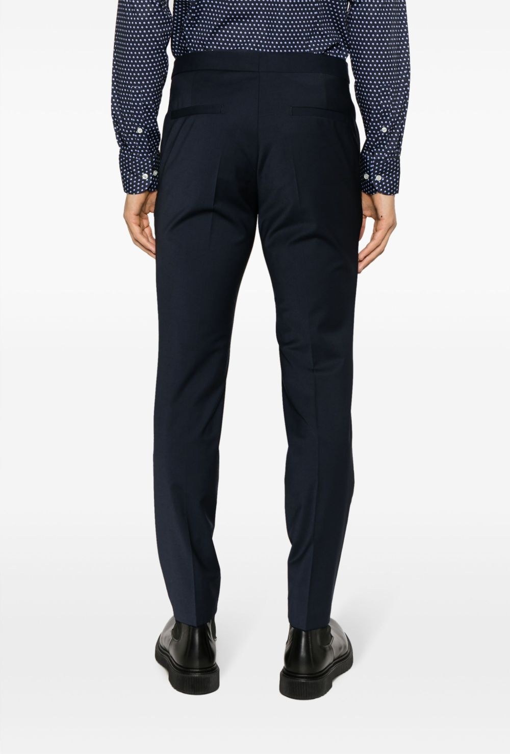 tapered-leg chino trousers - 4