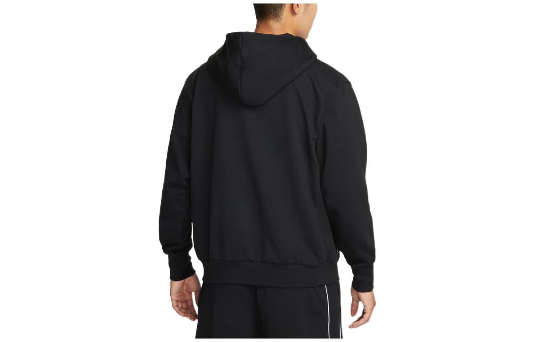 Nike front logo printed hoodie 'Black' DQ6104-010 - 2